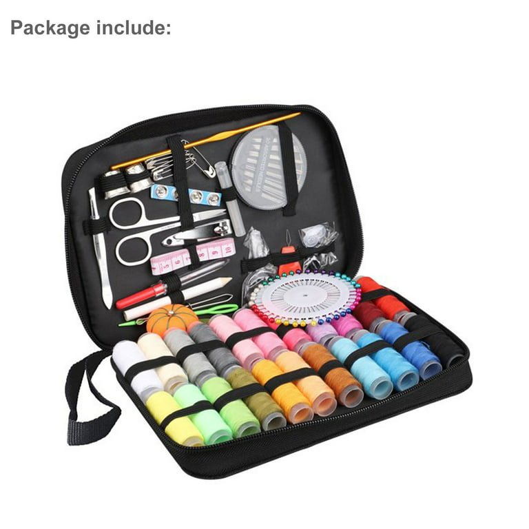 Sewing Kit Includes 98 Pieces in Zippered Pounch, Hand Sewing Kit DIY Sewing  Kit Emergency Sewing Kit, Wedding Day Sewing Kit 