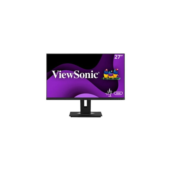 ViewSonic VG2748A 27 Inch IPS 1080p Ergonomic Monitor with Ultra-Thin Bezels, HDMI, DisplayPort, USB, VGA, and 40 Degree Tilt for Home and Office