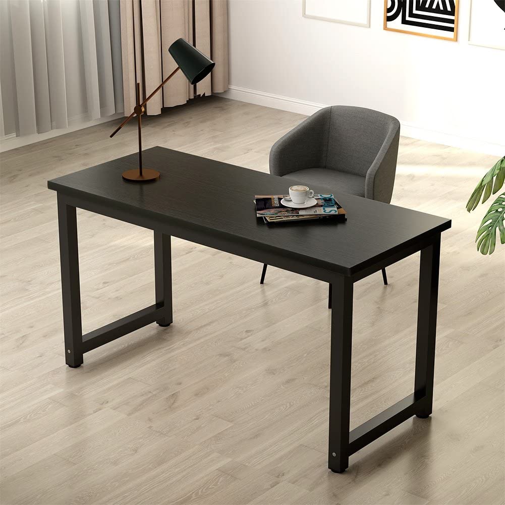 Tribesigns 55" Simple Sturdy Computer Desk, Large Modern Small Desk Home Office Study Writing