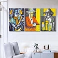 thumbnail image 3 of Idea4wall 3 Piece Abstract Canvas Wall Art Graffiti Painting Canvas Prints Modern Home Wall Decor, 16"x24", 3 of 5