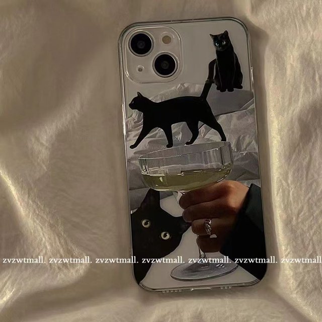 Funda de teléfono con dibujos de perro para iPhone, carcasa trasera de TPU suave y transparente con diseño de dibujos animados coreanos para iPhone 14, 13, 11, 12 Pro Max, 7, 8 Plus, X, XR, XS Fivean unisex