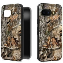 CoverON Design For Goolge Pixel 9a Phone Case, Flexible Rubber Slim TPU Cover, Fall Camouflage
