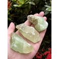 thumbnail image 4 of GAF TREASURES Large Green Calcite Rough Natural Stone, Raw Calcite Rock (Green Calcite, 1 Piece), 4 of 8