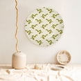 thumbnail image 5 of Picia Green Snake Pattern Bone China Decorative Plate – Wall Decor with Stand and Adhesive, Elegant Ornament for Living Room, Office, or Entryway-7in, 5 of 6