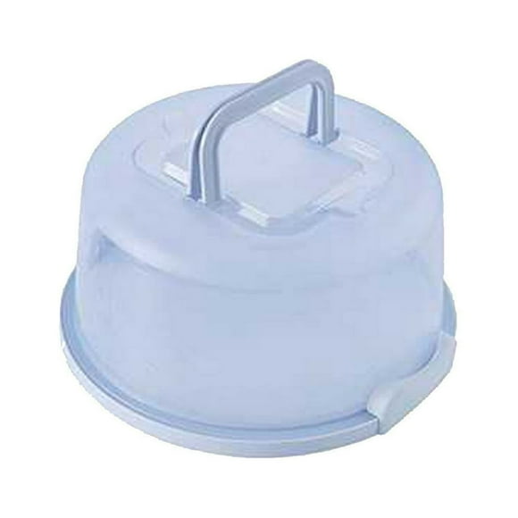 EIMELI Porte-Gâteau avec Poignée Porte-Gâteau avec Couvercle Couvercle Contenant Rond pour Cupcakes Économiseur Transporteur pour Tartes Biscuits Noix Fruits Rangement Portable Couvercle Transparent et Anti-Ficelle Saveur