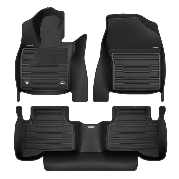 TuxMat - pour les Modèles Toyota Prius 2023-2026 - Tapis de Voiture Personnalisés - Couverture Maximale, Toutes Saisons, Mesurés au Laser - Cet Ensemble Complet Comprend les 1re et 2e Rangées
