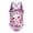 #12-Purple, variant on Girls' Swimwear One Piece 13-14 Years, Girls Athletic Swimwear Piece Competitive Training Summer Performance Swim for Children