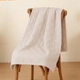 thumbnail image 6 of Khaki Summer Cooling Quilt, 150x100cm Lightweight Air Conditioning Blanket, Machine Washable Cotton Thin Quilt for Bed or Couch, 6 of 6