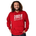 thumbnail image 5 of Goal Digger Overachiever Funny Unisex Plus Size Hoodie Brisco Brands 5X, 5 of 6
