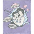 thumbnail image 1 of Touch Throw Blanket, 50" X 60", Aladdin And Jasmine, 1 of 6
