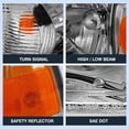 thumbnail image 3 of For 2001-2011 Ford Ranger Headlights+Corner Turn Signal Lights Pair Left+Right, 3 of 8