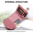 thumbnail image 4 of Soft Leather Small Wallets for Women Men Organizer Credit Card Holders with Coin Pocket, 4 of 5