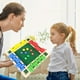 thumbnail image 5 of Fiudx Juego de Dados de Madera, Tablero Clásico de Pub de Cuatro Lados, Divertido y Atractivo Juego Familiar, Actividad Educativa de Lanzamiento de Dados, Ideal para El Aula En Casa, Ideal para Noche, 5 of 6