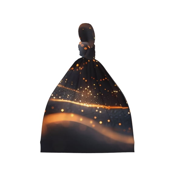 Picia Abstract Glowing Wave Pattern Printed Preemie Hats for Baby Girls Cotton Premature Knot Hats Newborn Hospital Cap Warm Knot Beanie Nicu for Preemie Girls and Boys