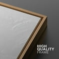 thumbnail image 5 of IDEA4WALL Framed Canvas Print Wall Art Set Contemporary Minimalist White Elegant Abstract Monochrome with Subtle Patterns Digital Art Neutral Modern Wall Decor Minimal for Bedroom - 16"x24"x2 Natural, 5 of 5