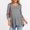 Gray, variant on YODETEY Women's Knit Sweaters, Long Sleeve Scoop Neck Casual Lightweight Pullover Loose Sweaters, Tunic Tops Plus for Womens,Blue,L