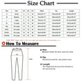 thumbnail image 3 of Clearance Fashion Ladys High Waisted Pants Women's Fashion High Waistband Pocket Solid Straight Microflared Pants, 3 of 5