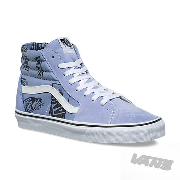 Vans SK8 Hi Logo Mix Lavender Lustre Men's Skate Shoes Size 7 فانيش مقشر