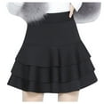 thumbnail image 2 of Easter Carnival Elegant High Waist Layered Maxi Skirt Featuring Built-In Elastic Shorts For Versatile Formal And Casual Occasions, 2 of 5