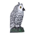 thumbnail image 4 of Búho de simulación, plástico, caza, búho falso, espantapájaros de jardín, búho falso, estética elegante, 4 of 8