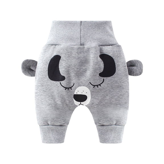 Mercatoo Baby Boy Girl Jogger Pants Toddler Cotton Harem Pants Cute Monkey 𝗖artoon Trousers Infant Fall Winter Long Pants
