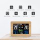 thumbnail image 4 of FanJu Color inalámbrico LCD Estación meteorológica Reloj despertador Interior Termómetro exterior FanJu Estación meteorológica, 4 of 7