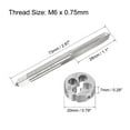 thumbnail image 2 of Unique Bargains M6 x 0.75mm Metric Tap and Die Set Machine Thread Tap with Round Die, 2 of 6