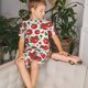 thumbnail image 4 of Balery Hand Drawn Tomatoes Conjunto de Pijama Infantil de Manga Corta con Estampado – Ropa de Dormir de Algodón Suave-Medium, 4 of 6