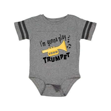 

Inktastic I m Gonna Play Trumpet- Music Gift Baby Boy or Baby Girl Bodysuit