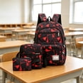thumbnail image 3 of FYDUU Backpack for Boys 3Pcs Cool Fashion School Backpack with Lunch Box & Pencil Case for Kids Bookbag Casual Schoolbag Daypack, 3 of 3