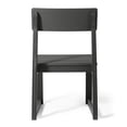 thumbnail image 6 of WestinTrends Paloma Modern HDPE Outdoor Armless Patio Dining Chairs (Set of 2), Gray, 6 of 15