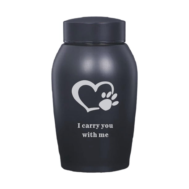 Urna para mascotas, caja para cenizas de perro, contenedor para almacenamiento de entierro, tarro para guardar pelo de mascota, recuerdo para Estilo B