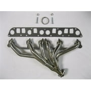 1991 - 1999 Jeep Wrangler Cherokee Polished Stainless Header 4.0L