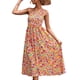 thumbnail image 1 of Vestido A Media Pierna Con Estampado Floral, Lavable, Elegante, Con Cierre De Cremallera Oculta, Informal, De Moda, Con Un Hombro, Sin Mangas, Para La Vida Diaria, Para Fiestas ANGGREK Otros, 1 of 5