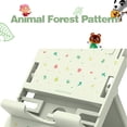 thumbnail image 3 of Switch/Switch Lite Cooling Stand - Animal Crossing Themed Ergonomic Console Holder with Heat Dissipation Vents, Portable Foldable Tabletop Bracket for Nintendo Gaming Accessories, 3 of 8