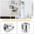 thumbnail image 3 of Faucet Handle Bath Sink Faucet Universal Replace Tub Plastic Silver 3.80X3.80X3.50CM, 3 of 6