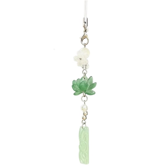 Yammee Unique Flower Phone Hanging Pendant Women's Cute Phone Strap Chain Charm Lanyard Fashionable Keychain Bag Ornament
