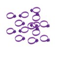 thumbnail image 5 of LIFKOME 12Pcs Icing Bag Sealing Ring Purple 3.2 x 2.5 x 0.5in for Home Cooks and Baking, 5 of 8