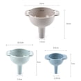 thumbnail image 4 of Juego de embudos de cocina Embudos anidados con asa Paquete de 4 Embudos de plástico de grado alimenticio con filtro de colador desmontable para transferir líquidos, fluidos Xemadio 2034087, 4 of 8