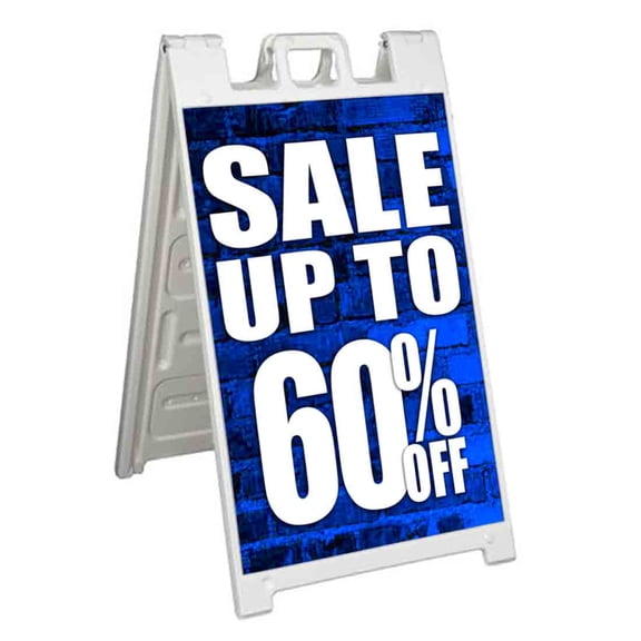 Sale Up To 60 Percent Off (24" X 36") Standard A-Frame Signicade, Includes Decal Applied To Stand