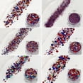 thumbnail image 6 of RZDLIZJ Body Glitter Gel,1 Shape Red White and Blue Face Glitter,4th of July Accessories Hair Glitter for Kids,4th of July Outfits USA Accessories for Women,Blue Face Glitter for Independence Day, 6 of 8