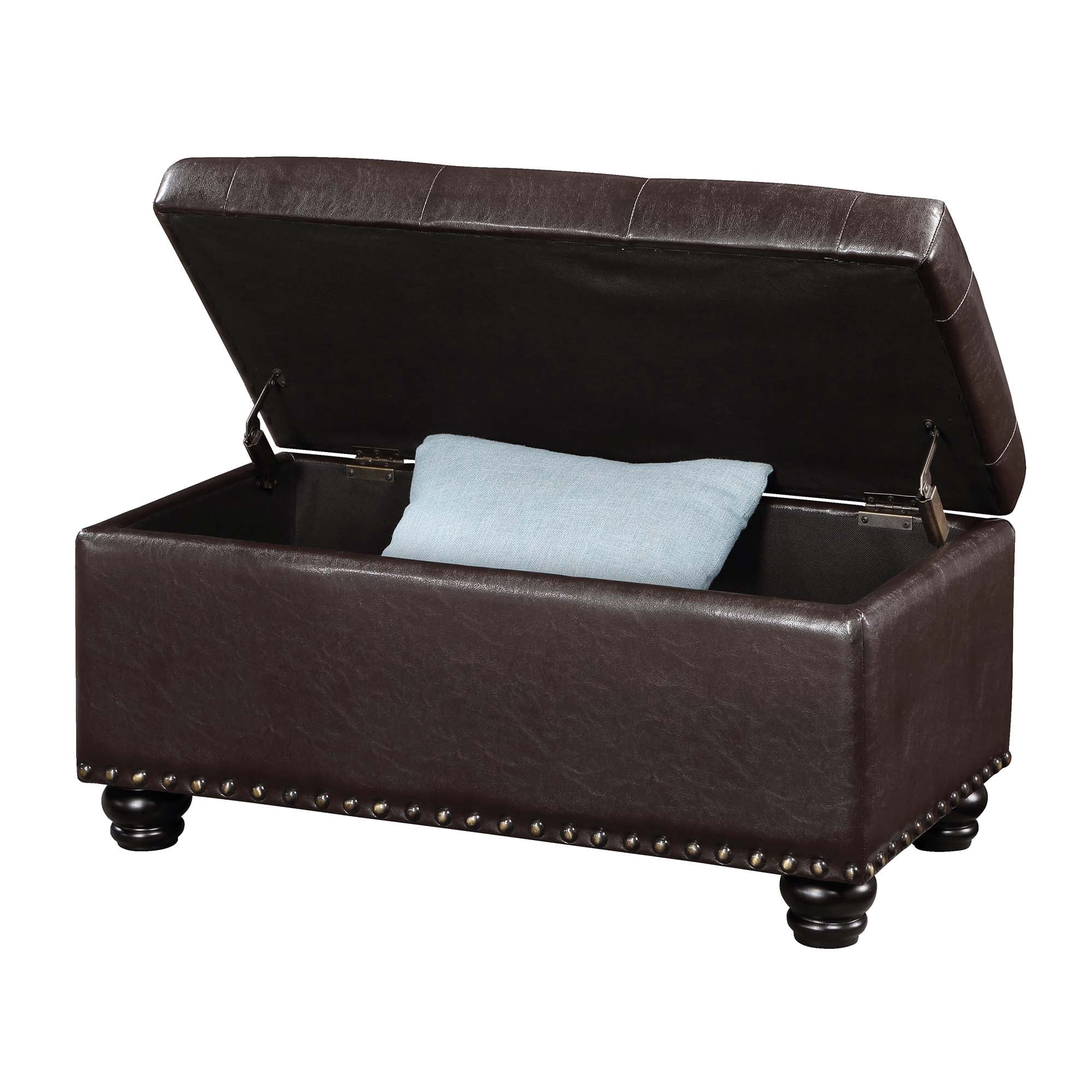 Convenience Concepts Designs4Comfort 7th Avenue Storage Ottoman Bench