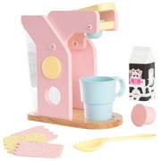KidKraft Pastel Wooden Coffee Set, Children's Kitchen Accessory