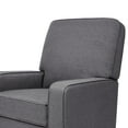 thumbnail image 6 of DaVinci Perry Swivel Glider Rocking Chair, Shadow Grey, 6 of 6