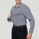 thumbnail image 1 of pstuiky camisas de manga larga para hombre, Camisa de manga larga con botones y elástico para hombre, informal, de color liso y a la moda Tops de talla grande para hombre l, 1 of 6