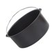 thumbnail image 3 of 1 cesta para tartas, accesorio para freidora de aire, utensilio de cocina para hornear, molde para tartas y postres (negro, 20 cm), 3 of 5