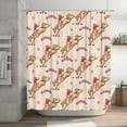 thumbnail image 5 of Rateoe Howdy Cowgirl Shower Curtain - Fancy Bathroom Shower Curtain Sets - Waterproof Shower Curtain with Hooks with 12 Plastic Hooks 72x72 Inches, 5 of 5
