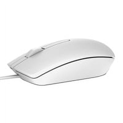Dell MS116 Optical USB Wired Mouse - White