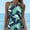 Green, variant on Women's Lace Up Underwire Bikini Top Push Up Swimwear Full Coverage Bathing Suit Crop Top with Tie Back Design for Beach Pool