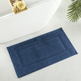 thumbnail image 5 of Hotel Style Organic Cotton Luxury 2-Piece Bath Rug Set, Marine Deep, 5 of 5